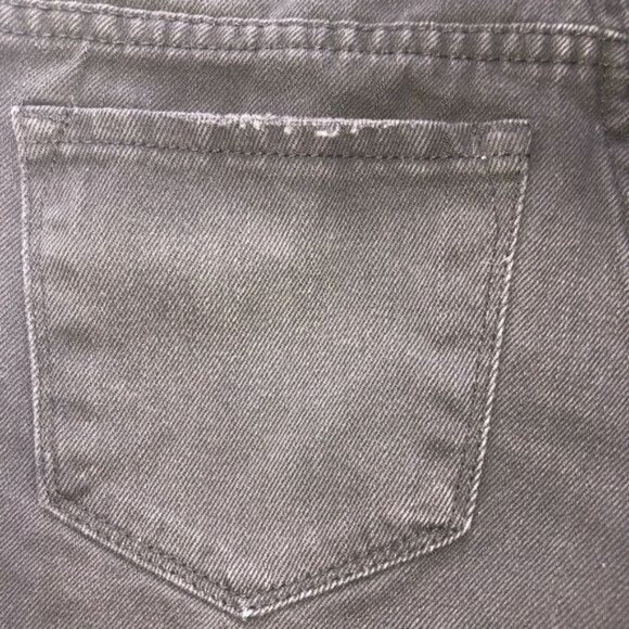 BP Jean Shorts Size 26 Black Distressed Denim Boho Beach Festival Cut Off Frayed - Picture 6 of 11